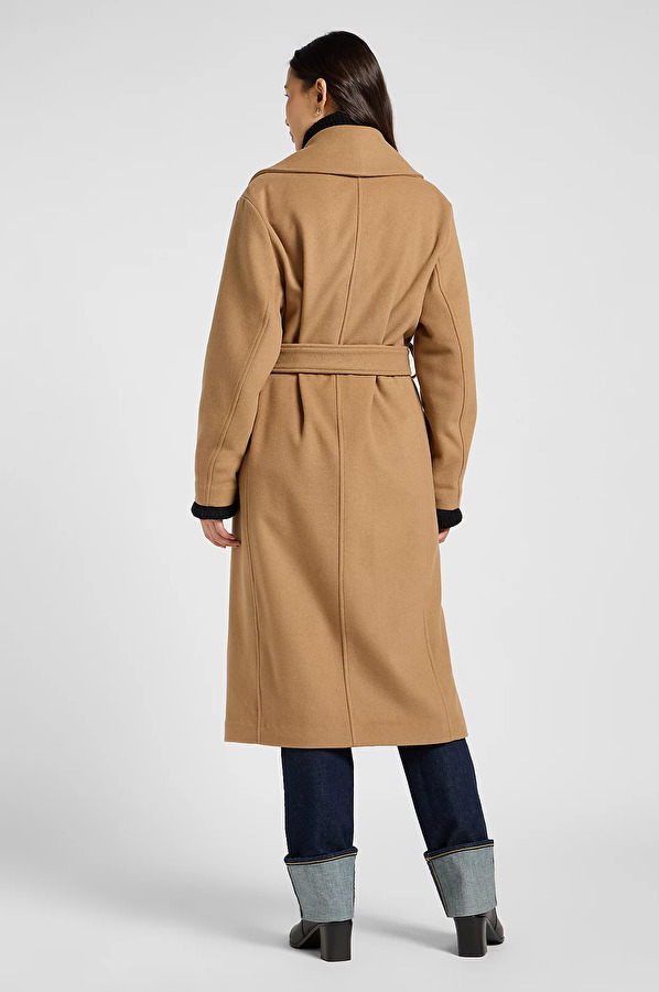 Пальто LEE WOOL COAT Relaxed Fit (112371065) Бежевый