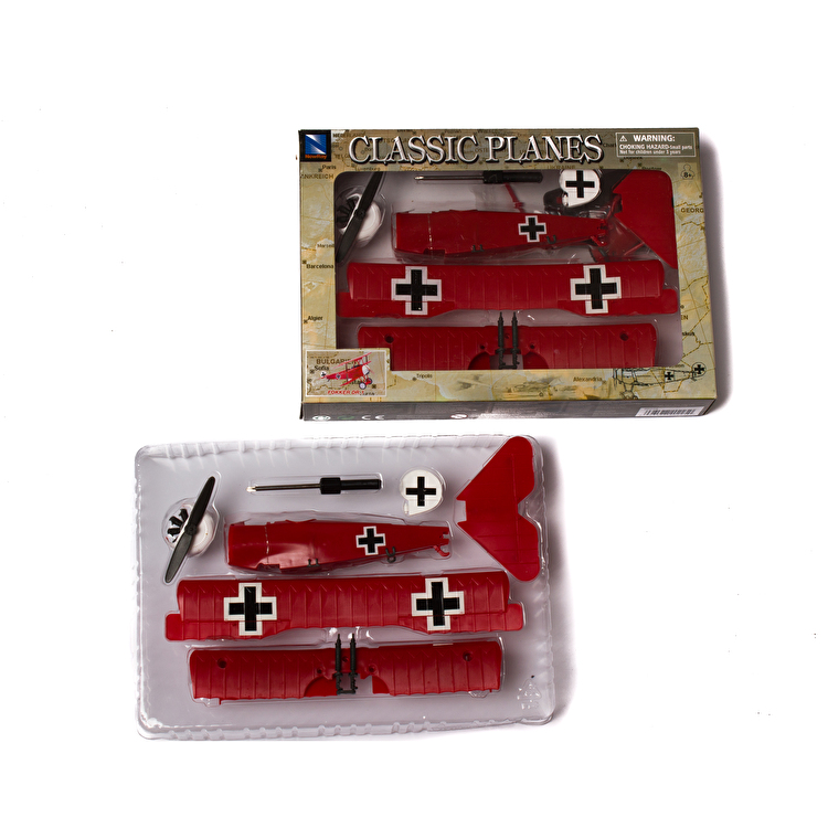 Збірна модель пілот Classic (1:72) 1:72 NEW RAY (20227/FOKKER DR.1)