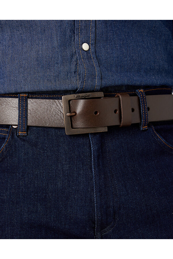 Ремень Wrangler KABEL BUCKLE Multiple Fits (112125431) Коричневый