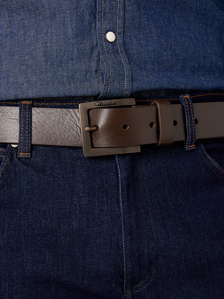 Ремень Wrangler KABEL BUCKLE Multiple Fits (112125431-W00108185) Коричневый