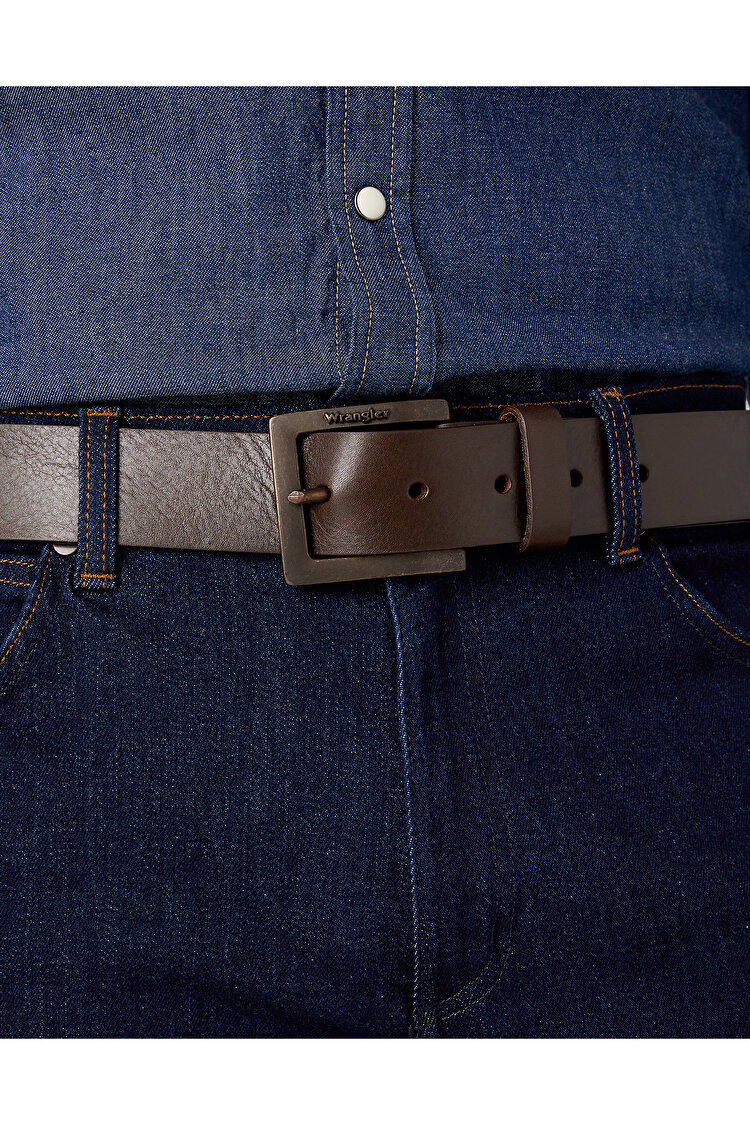 Ремень Wrangler KABEL BUCKLE Multiple Fits (112125431-W00108185) Коричневый