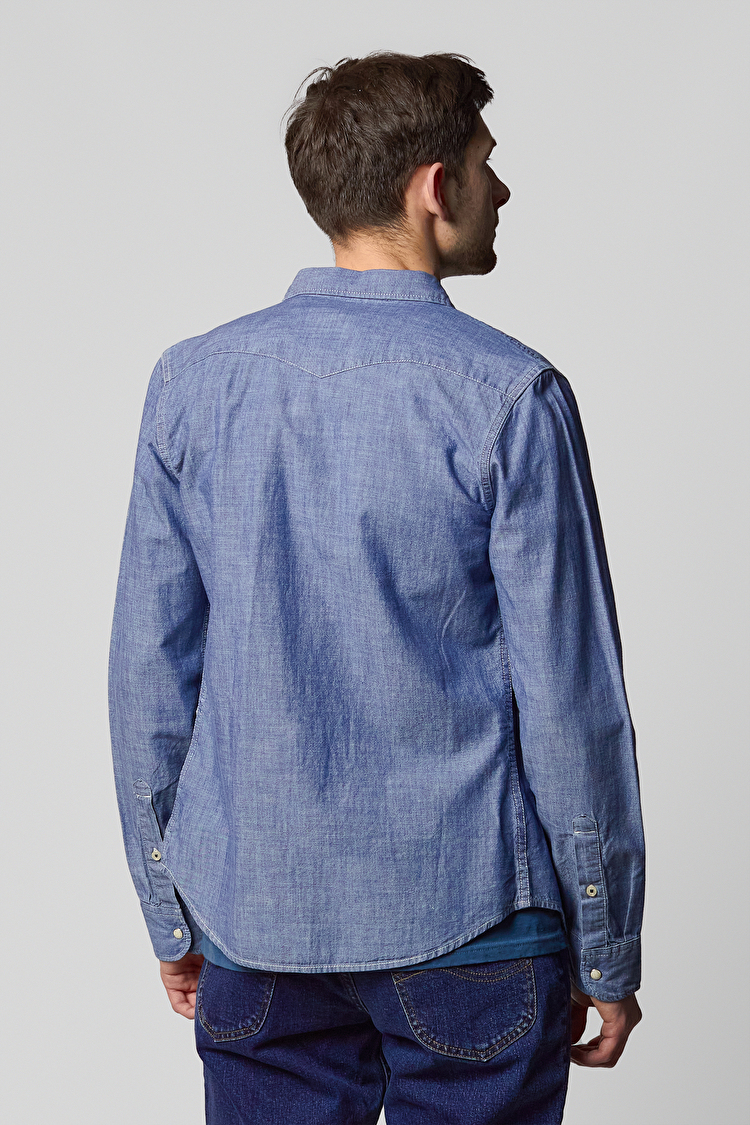 Сорочка LEE Western Shirt Slim Fit (L643KYEQ) Блакитний