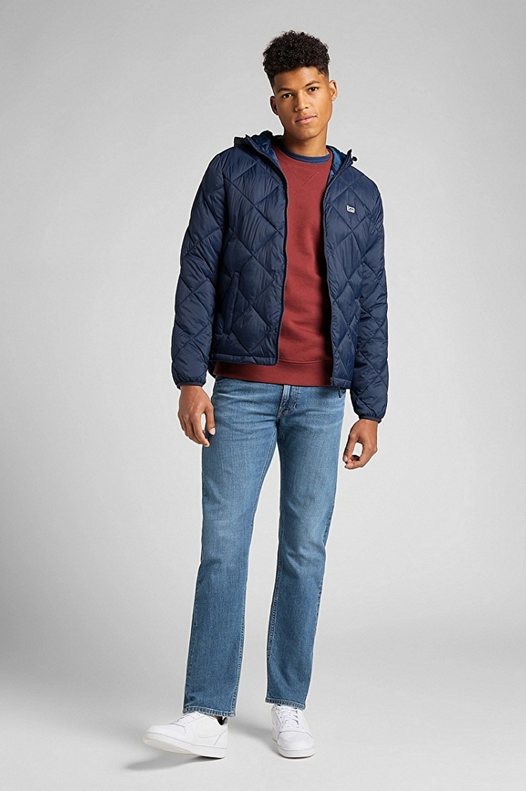 Куртка стьобана LEE Light Weight Puffer Regular Fit (L88ASZ35) Синій