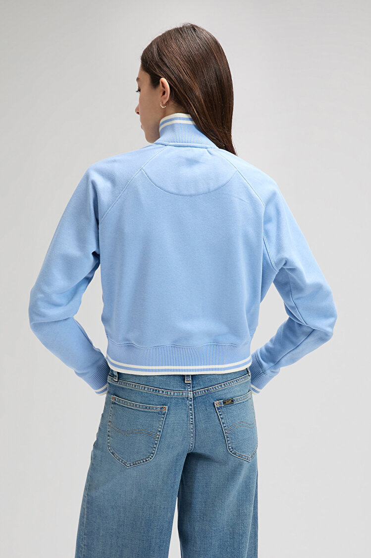 Світшот на блискавці LEE ZIP UP Relaxed Fit (112376984) Блакитний