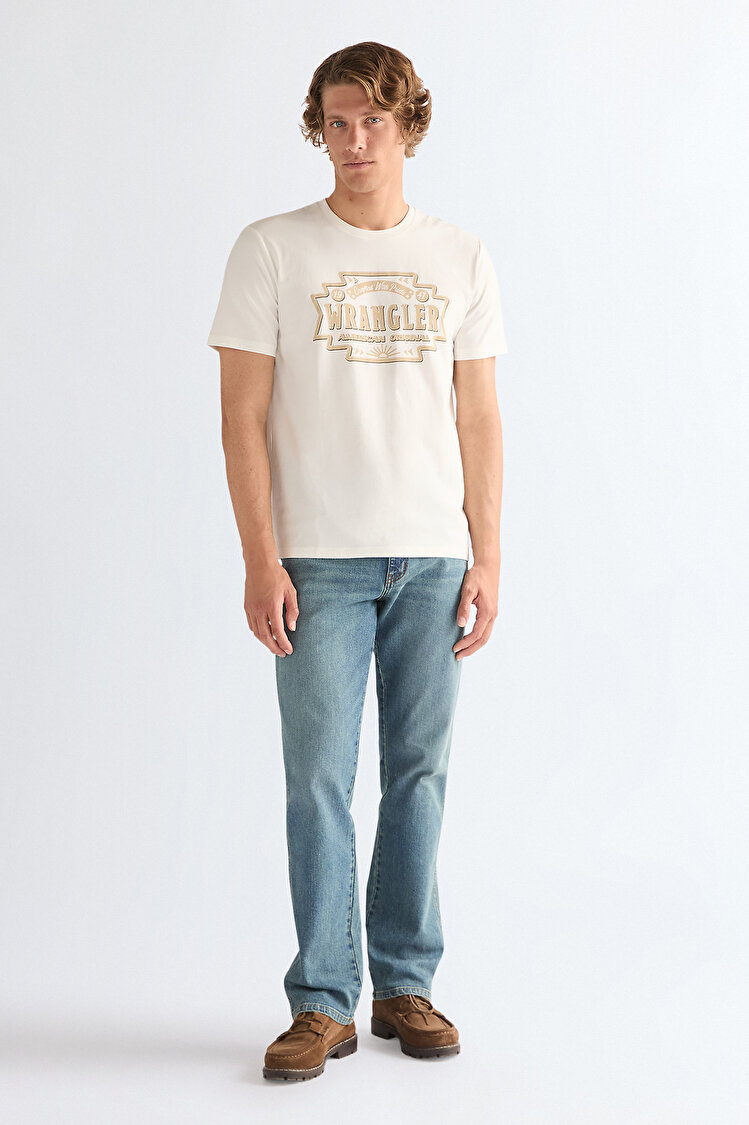 Футболка Wrangler Americana Tee Regular Fit (112378505) Белый