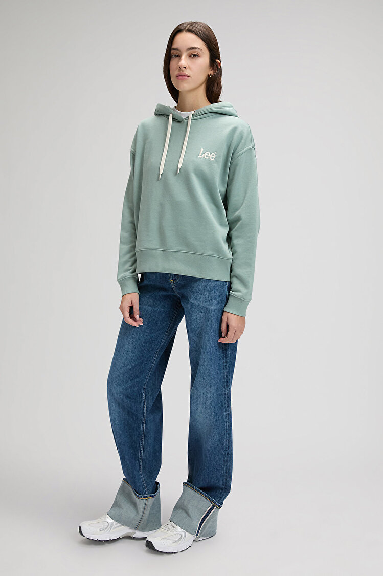 Худі LEE Essential Hoodie Relaxed Fit (112376980) Зелений