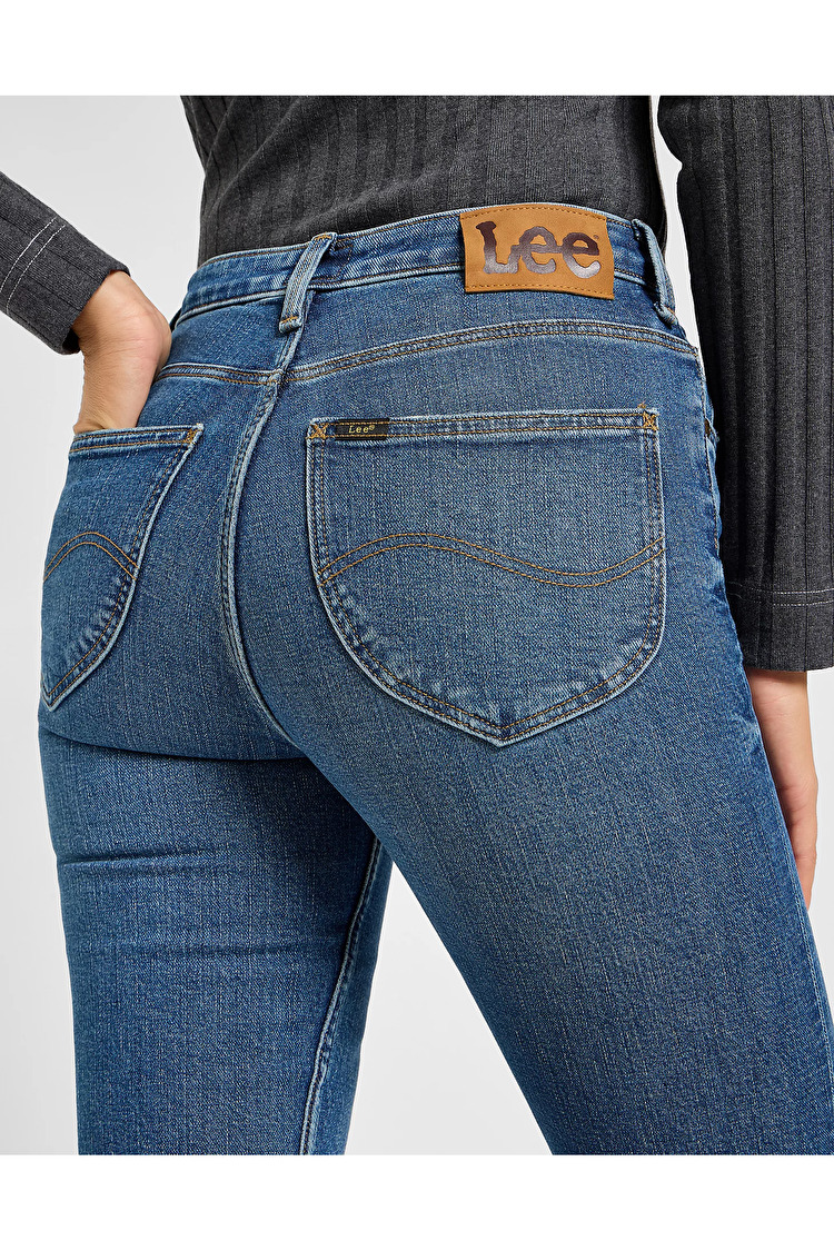 Джинсы LEE BREESE BOOT Skinny Fit (112355273) Синий