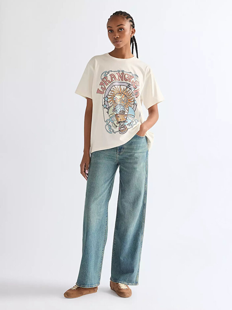 Джинси Wrangler Loose Straight Loose Fit (112378204) Блакитний