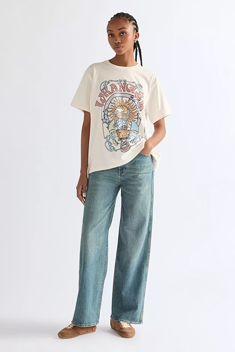 Джинси Wrangler Loose Straight Loose Fit (112378204) Блакитний