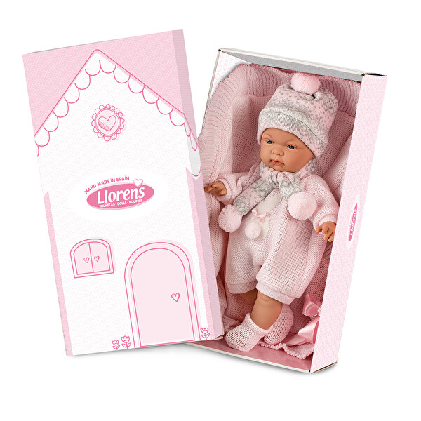 Пупс Joelle Llorona Toquilla Rosa 38 см LLORENS (38938)