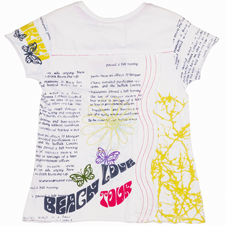 Футболка Losan Creem girls (114-1052AB/001) Білий