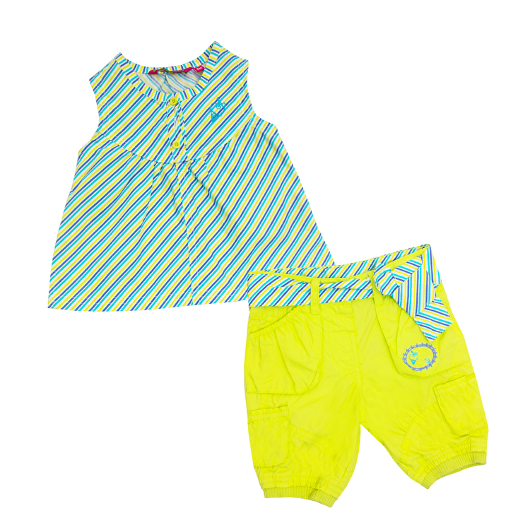 Комплект: Туніка та шорти Losan Mc baby girls (018801904/20) Яскраво-зелений