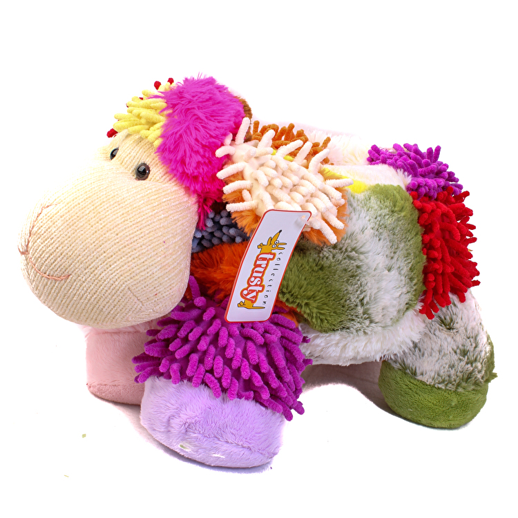 М`яка іграшка Овечка кольорова, лежача 45 см TRUSTY COLLECTION (C17542)