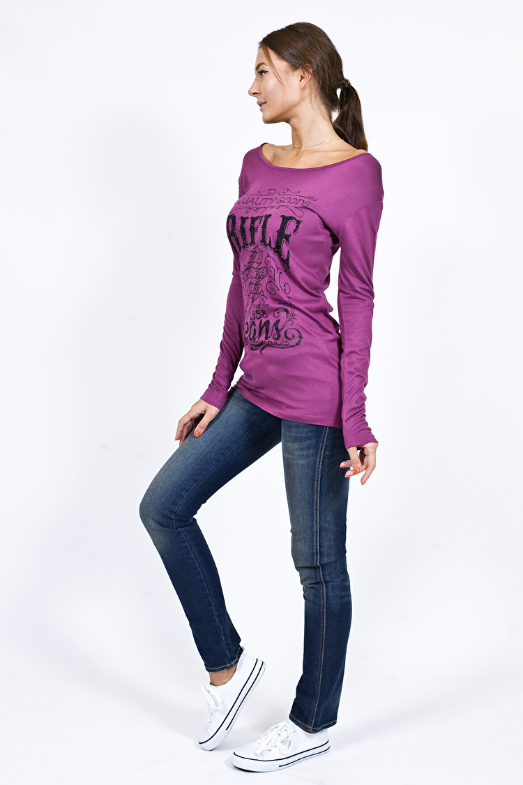 Лонгслів Rifle T-Shirt C/Barca Regular Fit (T15380KG00041A) Фіолетовий