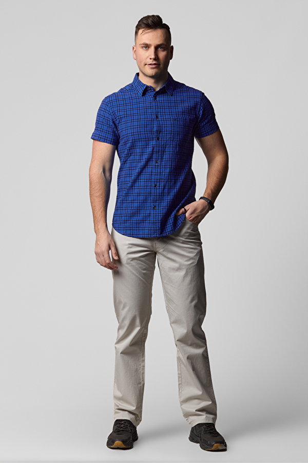 Сорочка Wrangler 1 Pocket Shirt Slim Fit (W5881OP86) Блакитний