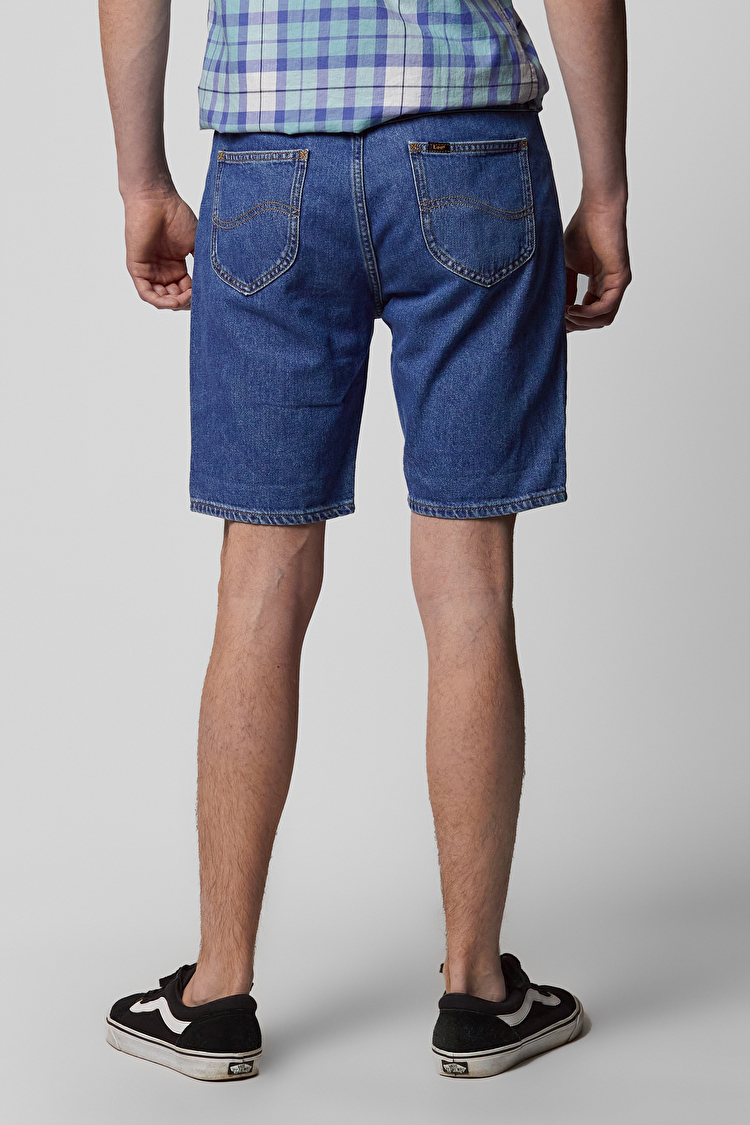 Шорты джинсовые LEE Rider Shorts Regular Fit (L73FLJKL) Синий