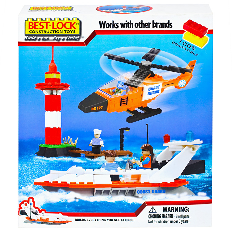 Конструктор Береговая охрана 330 деталей №1 BEST-LOCK (33052)