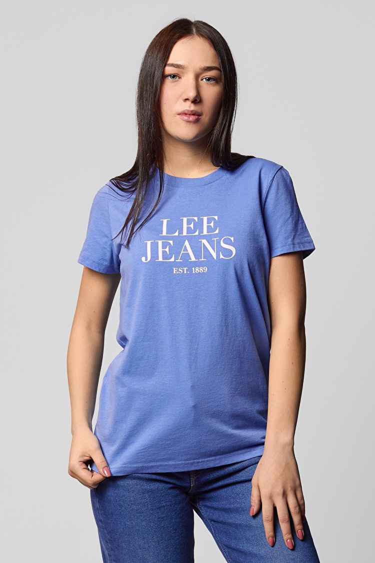 Футболка LEE Graphic Tee Regular Fit (L41UFESV) Блакитний