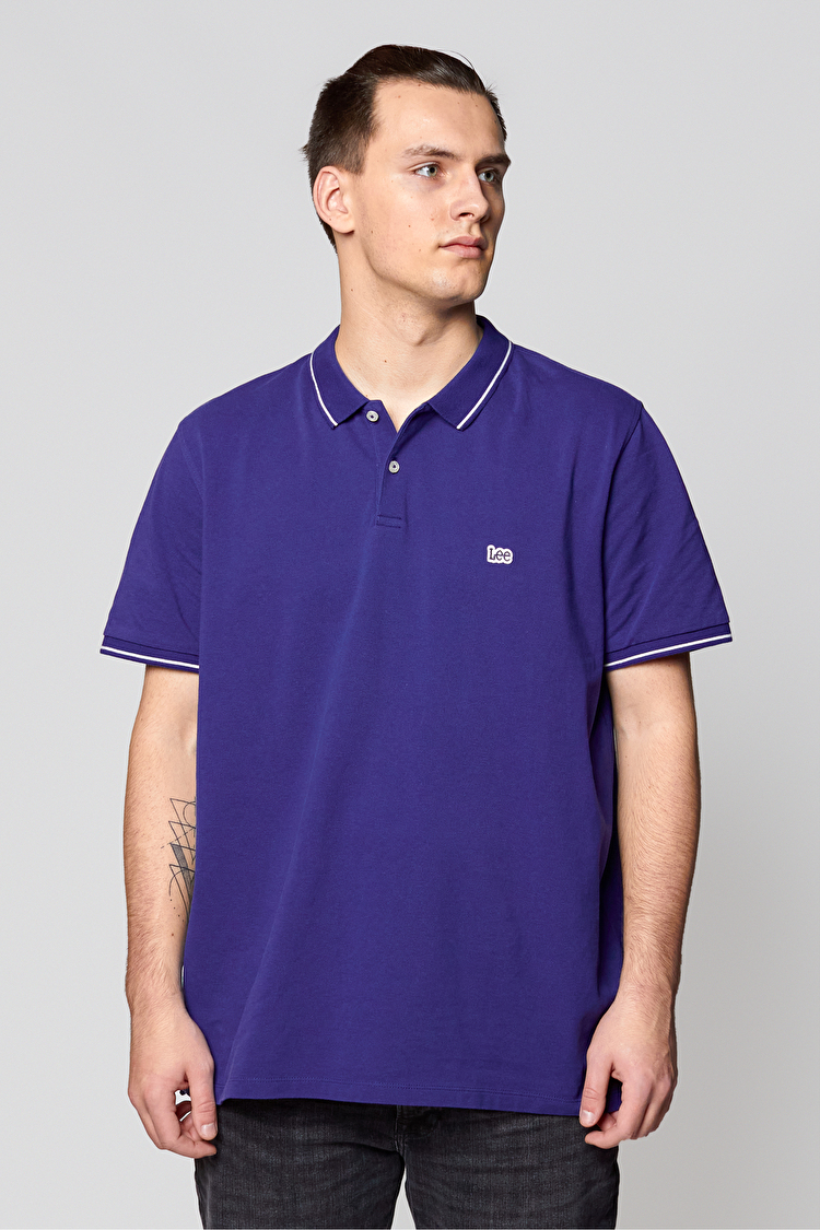Поло LEE Pique Polo Regular Fit (L61ARLLH) Блакитний