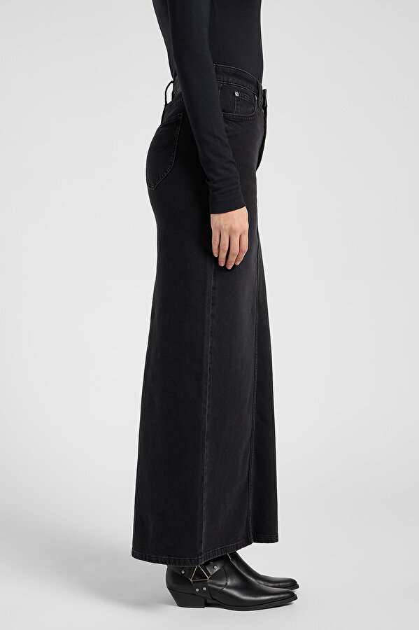 Юбка LEE Back Slit Maxi skirt Regular Fit (112370882) Черный