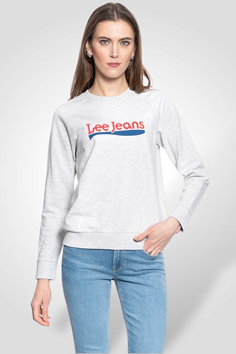 Світшот LEE Long Sleeved Regular Fit (L53KBR03) Сірий