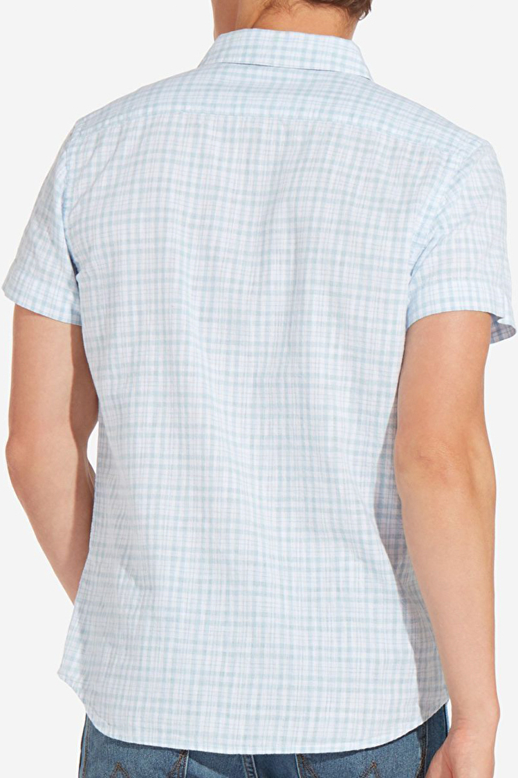 Сорочка Wrangler 1 Pocket Shirt Slim Fit (W5881OPVT) Блакитний