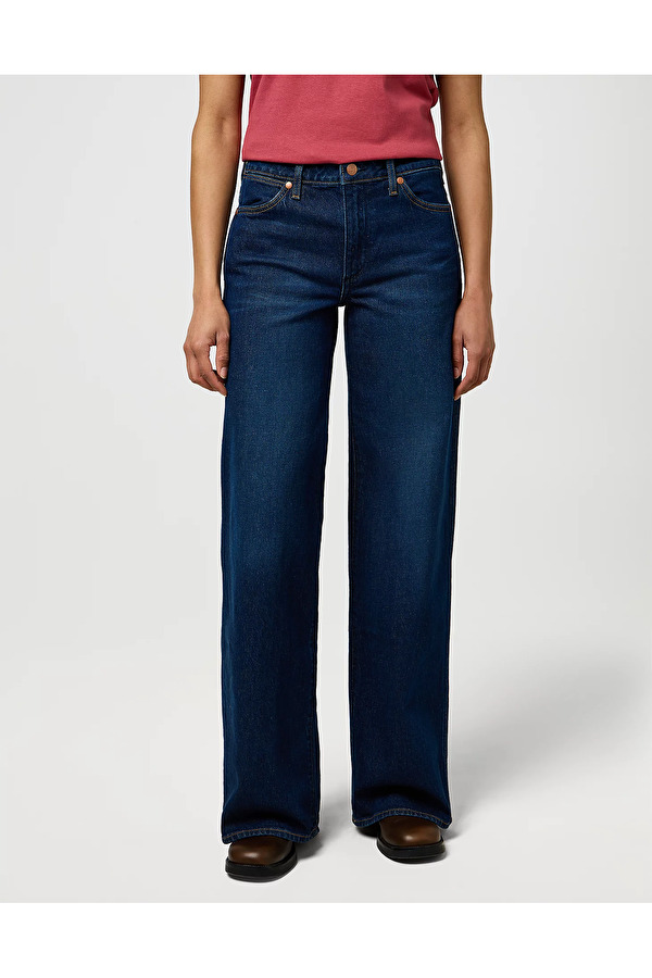 Джинси Wrangler WORLD WIDE WIDE LEG FIT (112372996) Темно-синій