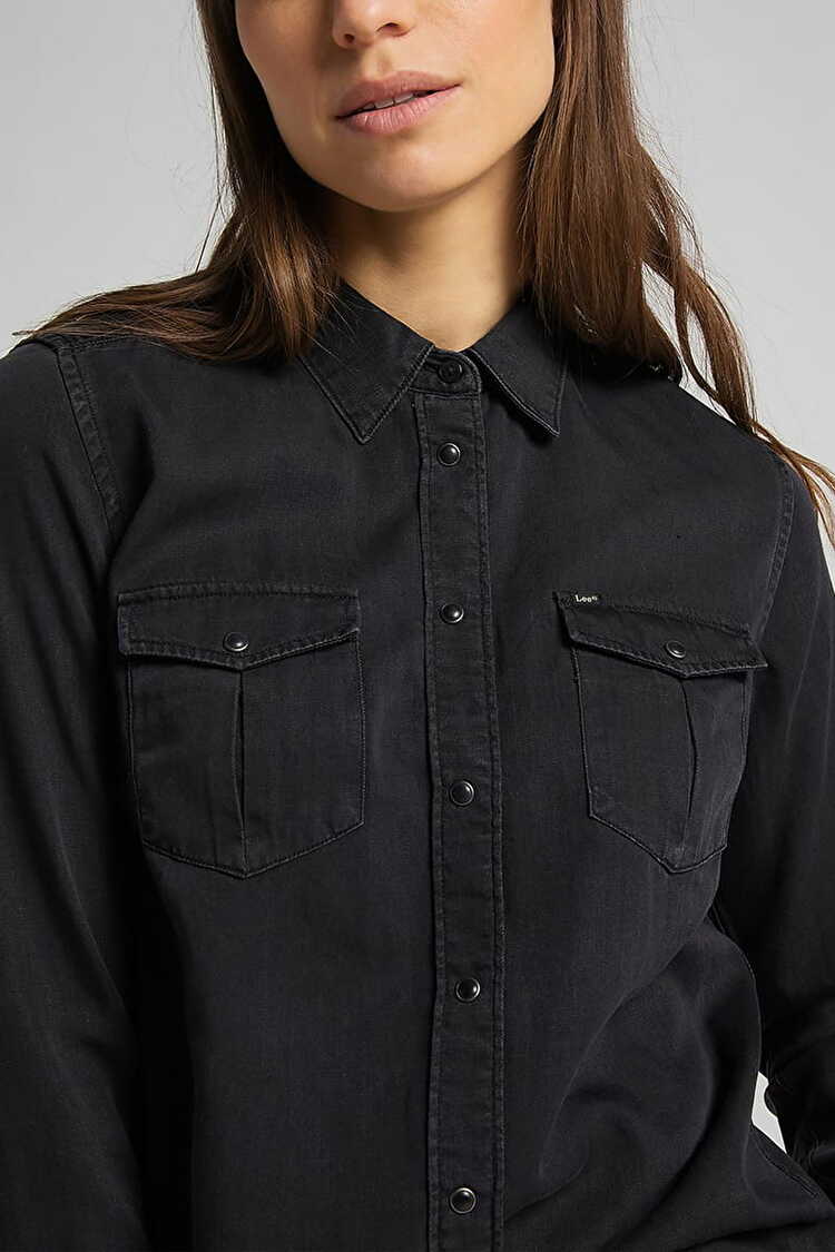 Сорочка джинсова LEE Regular Western Shirt Regular Fit (L45SZH01) Чорний