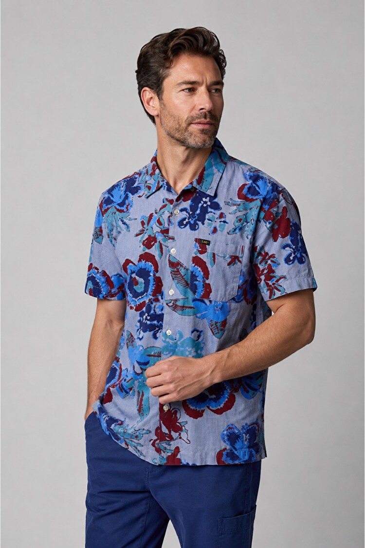 Сорочка LEE Seasonal Shirt Regular Fit (L66DMTLH) Блакитний