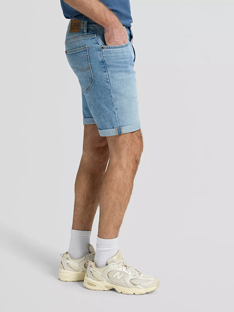 Шорты LEE RIDER SHORT Slim Fit (112376382) Голубой