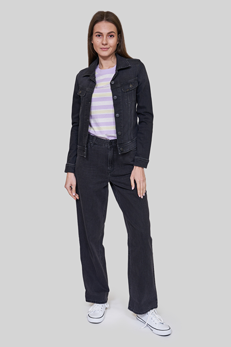Джинси LEE Wide leg Loose Fit (L31ZNECY) Чорний