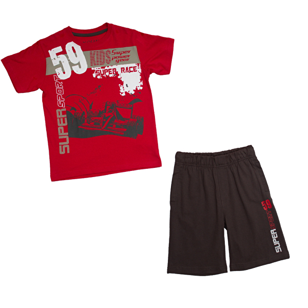 Костюм : Футболка и шорты Losan Kids boys (315-8003AC/51) Красный