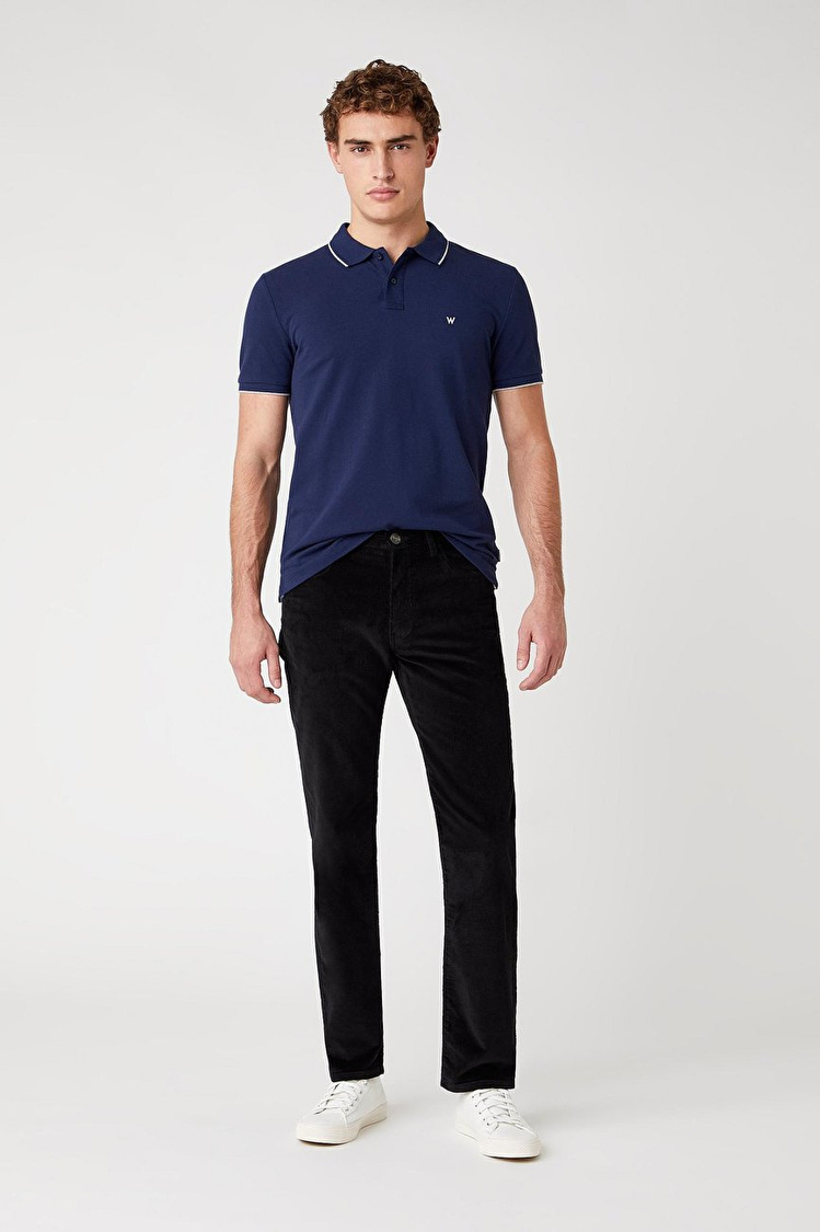 Брюки вельветові Wrangler Arizona Regular Fit (W12OEC100) Чорний