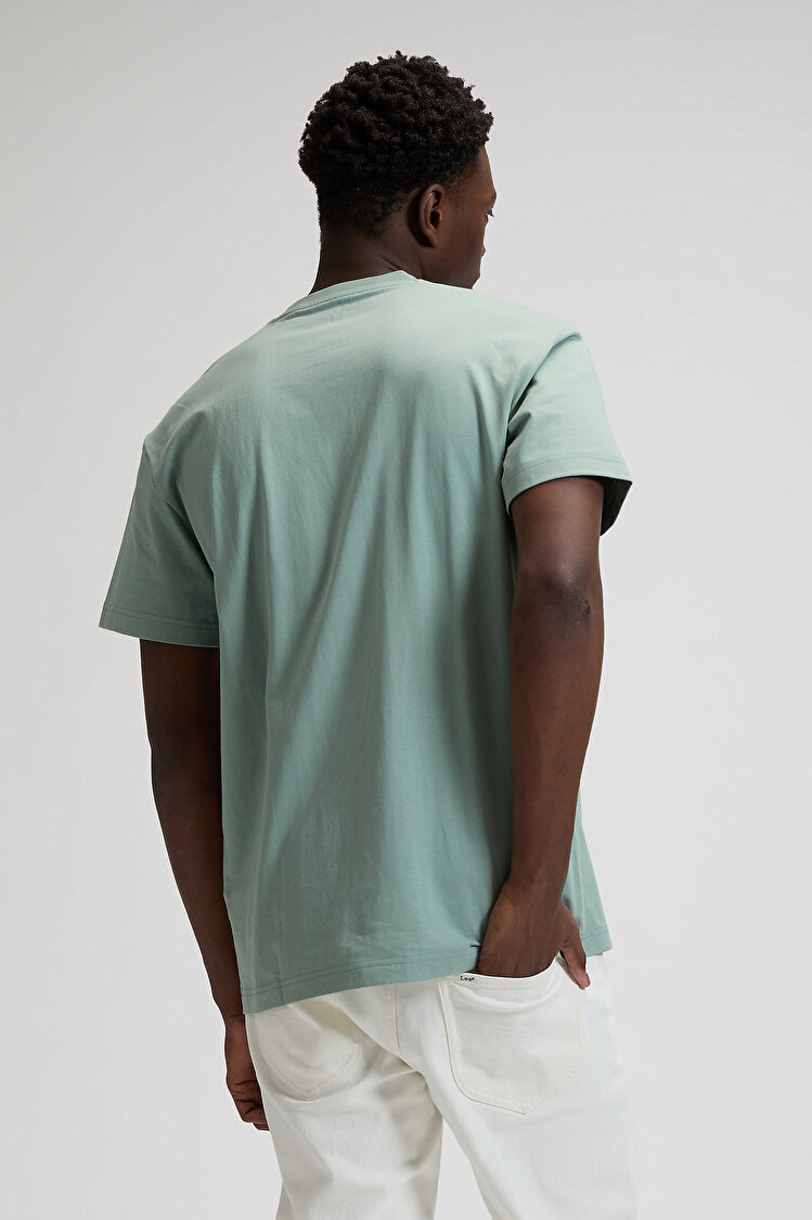 Футболка LEE SS SMALL LOGO TEE Relaxed Fit (112376467) Зелений