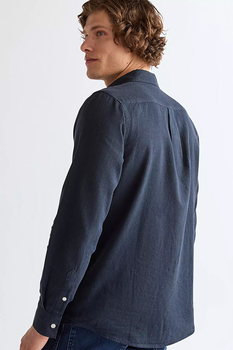 Сорочка Wrangler 1 PKT SHIRT Regular Fit (112362751) Темно-синій