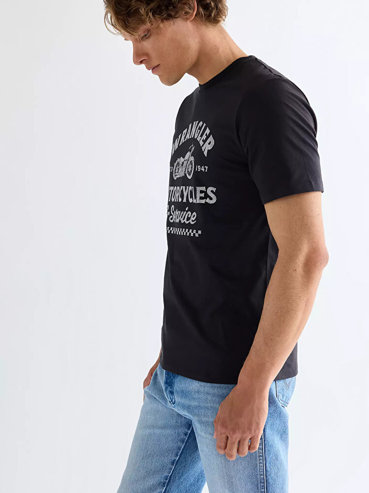 Футболка Wrangler Americana Tee Regular Fit (112377950) Чорний