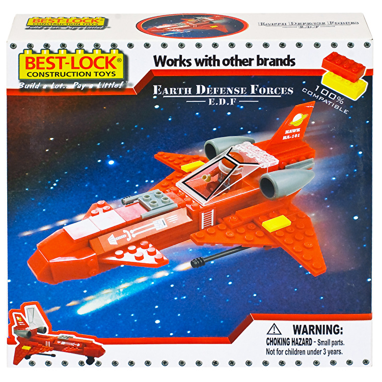 Конструктор Истребитель 240 деталей BEST-LOCK (24085)