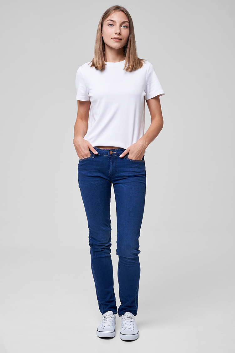 Джинсы Wrangler Molly Slim Fit (W251Y256S) Темно-синий