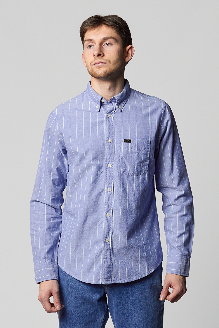 Рубашка LEE Button Down Shirt Regular Fit (L880NCLI) Голубой