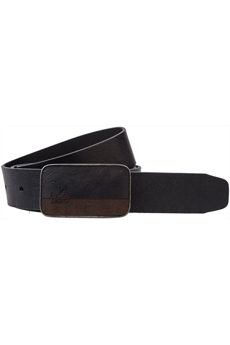 Ремень LEE Square Buckle Belt (LL335001) Черный