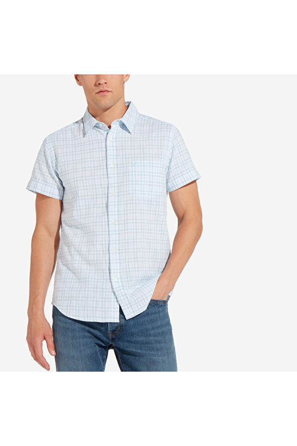 Рубашка Wrangler 1 Pocket Shirt Slim Fit (W5881OPVT) Голубой