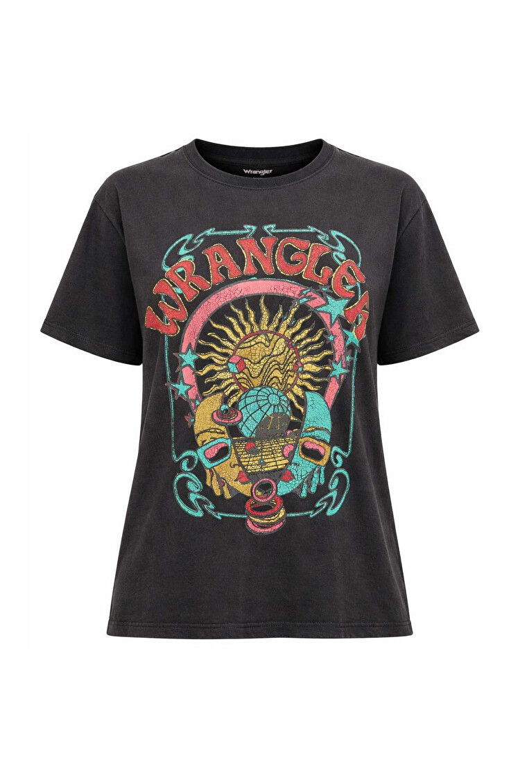 Футболка Wrangler Girlfriend Tee Regular Fit (112378023) Чорний