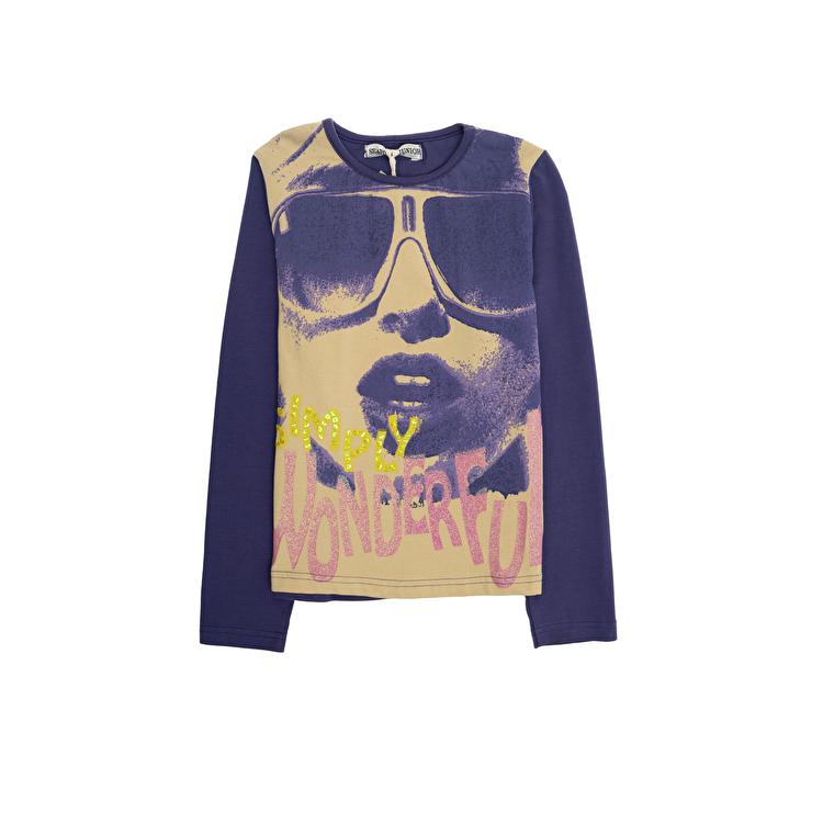 Футболка з довгим рукавом SEAPORT Junior (9705) Фіолетовий