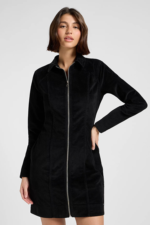 Платье LEE ZIP FRONT DRESS Slim Fit (112370991) Черный