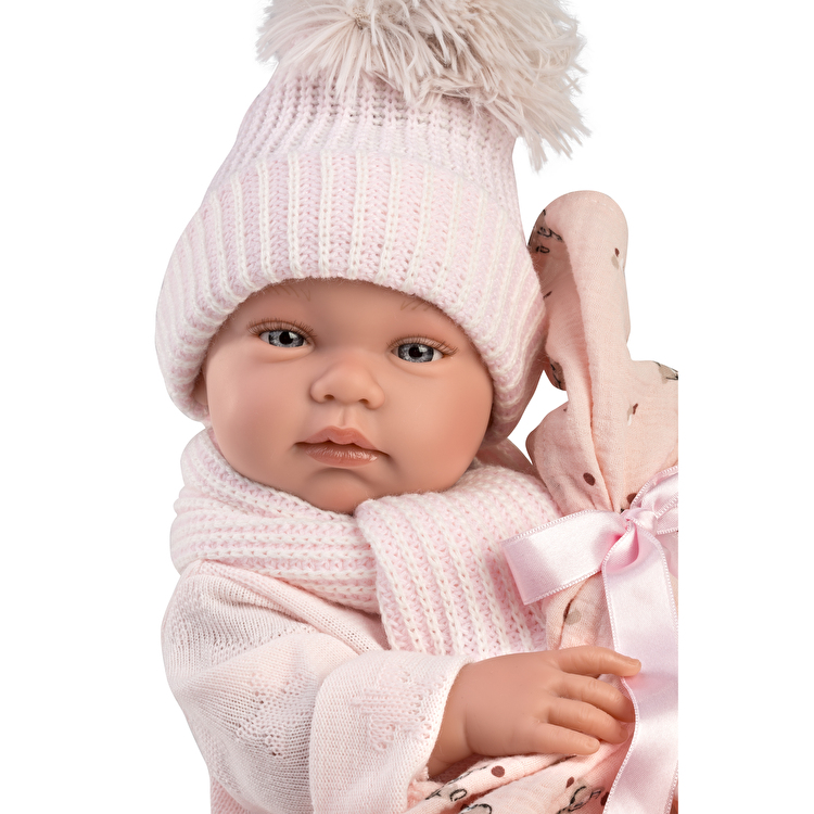 Пупс Tina Toquilla Bambi Rosa 43 см LLORENS (84338)