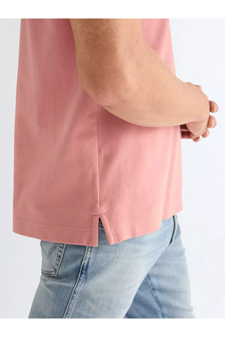 Поло Wrangler Polo shirt Regular Fit (112378002) Рожевий