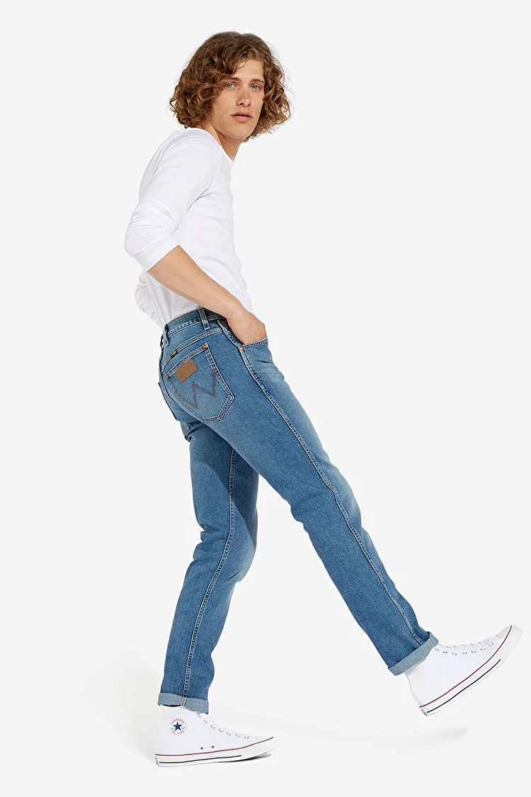 Джинси Wrangler 11MWZ Icons Slim Fit (W1MZUH10K) Блакитний