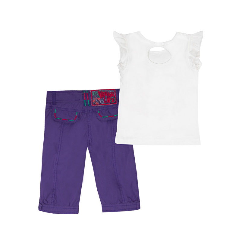 Комплект: Футболка та шорти Losan Mc baby girls (016802104/001) Білий