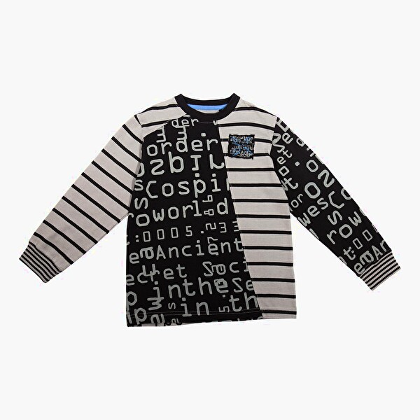 Футболка з довгим рукавом Losan Opt Junior (023-1061AA/63) Чорний