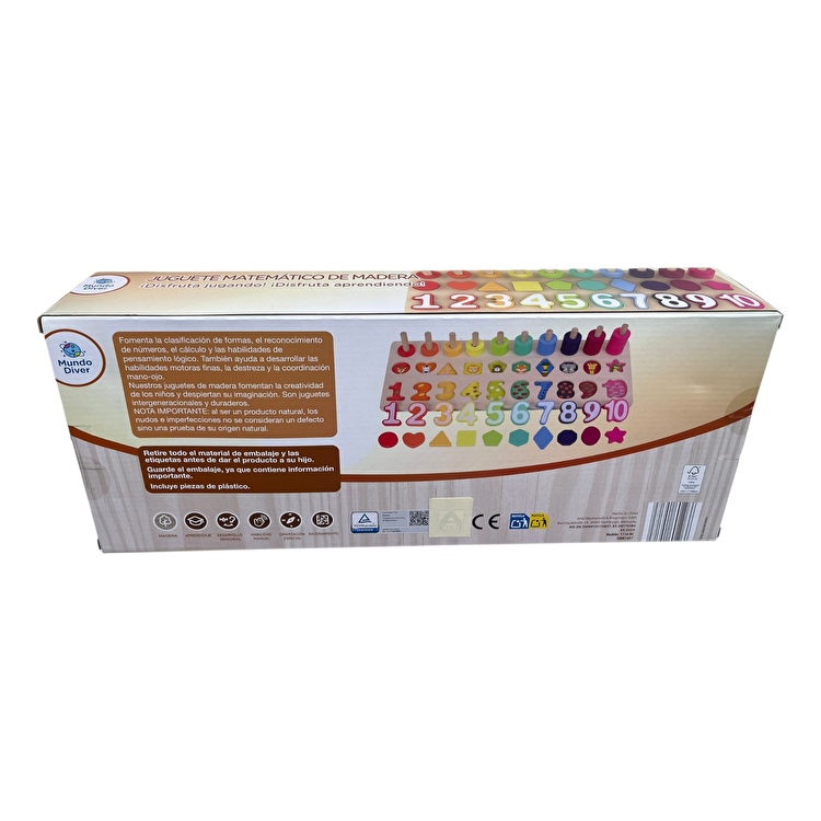 Деревяна ігра Математика MONTESSORI (114-NC)